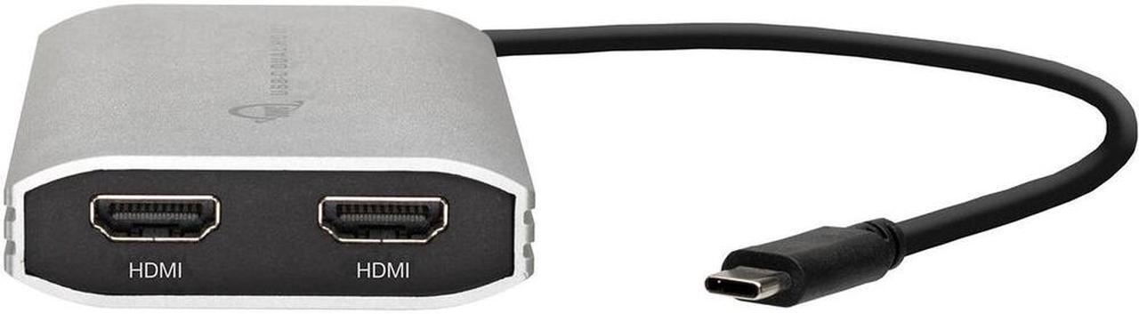 Alt view image 2 of 4 - OWC USB Type-C to Dual HDMI 4K Display Adapter with DisplayLink   OWCCADPDL2HDMI