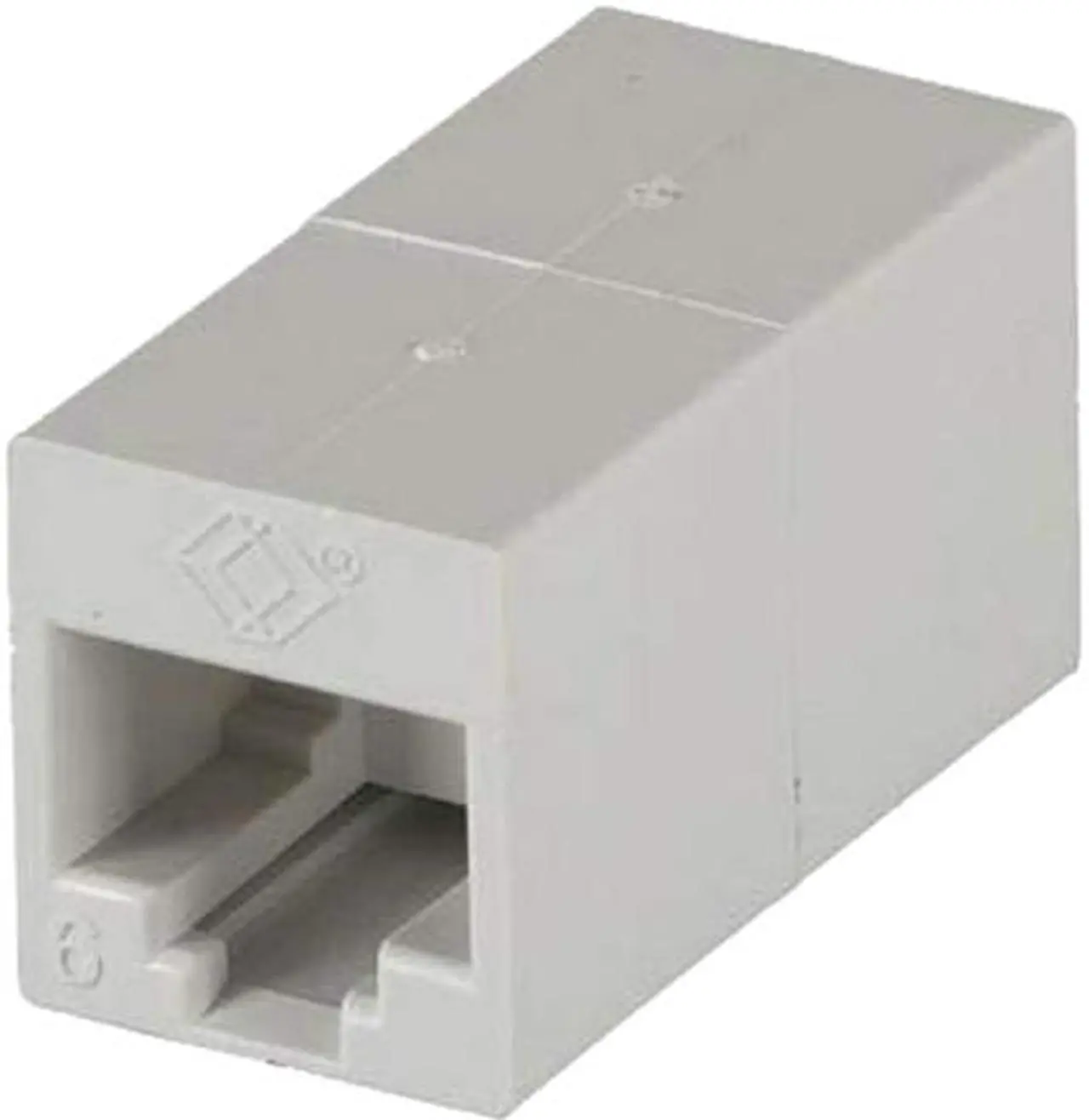 Main image of Black Box FM606 CAT6 Unshielded Straight-Pin Coupler White