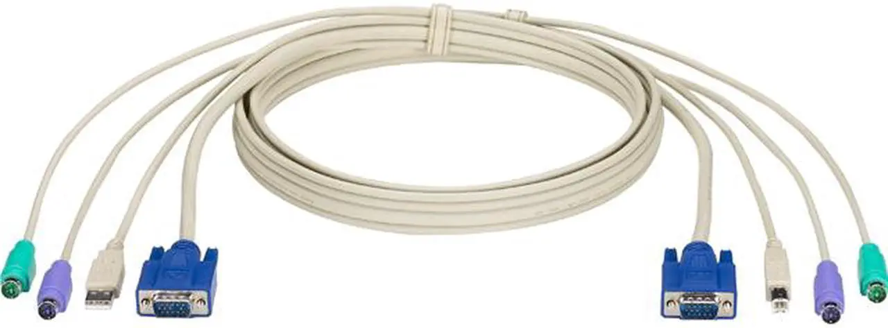 Main image of Black Box 9 ft. KVM CPU Cable - DT Pro Series, VGA, PS/2, 9-ft. (2.7-m) EHN7001213UVP-0009
