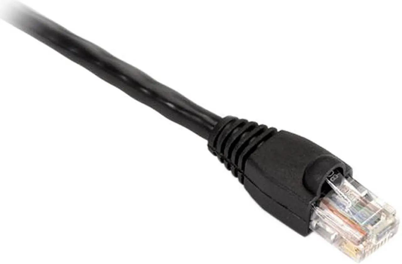 Main image of Black Box EVNSL87-0020-25PAK 20 ft. Cat 5E Black GigaBase 350-MHz Stranded Ethernet Patch Cable - Unshielded (UTP), CM PVC, Snagless Boot - 25 Pack