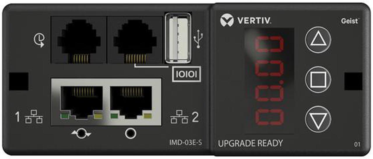 Alt view image 2 of 4 - Vertiv VP43301 Monitored 0U 208V 30A 10 ft Power Distribution Unit