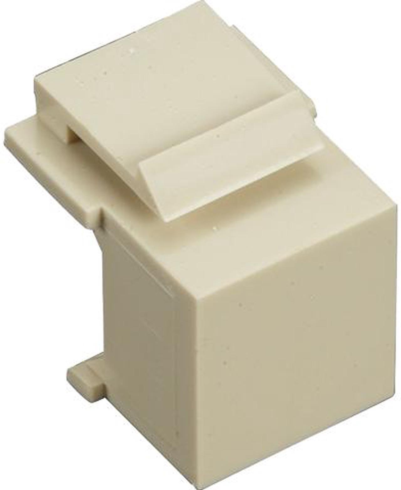 Black Box FMT335-R2 GigaStation2 Snap Fitting - Blank, Ivory, 10-Pack