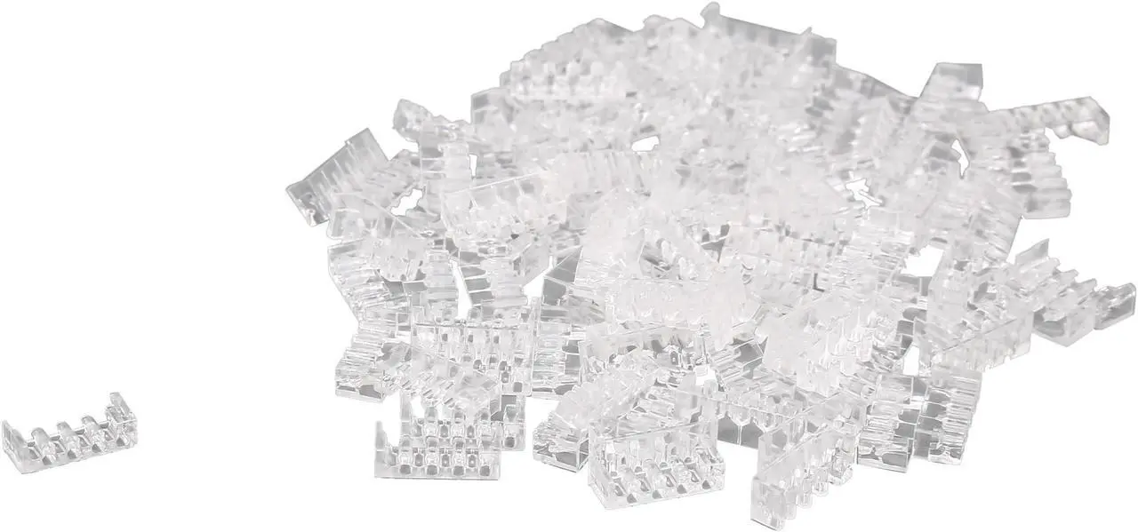 Alt view image 3 of 4 - C2G/Cables To Go 27575 RJ45 Cat5E Modular Plug for Round Solid/Stranded Cable - 100 Pack
