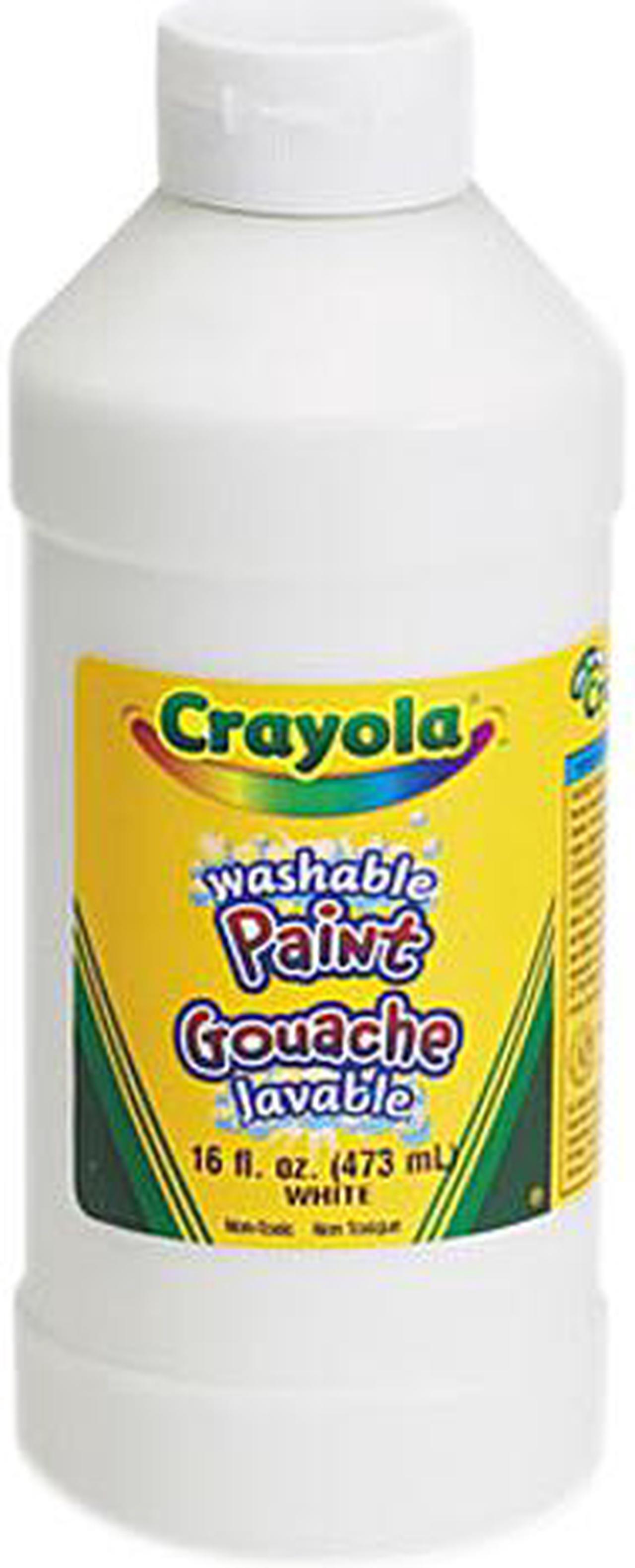 Main image of Washable Paint, White, 16 Oz