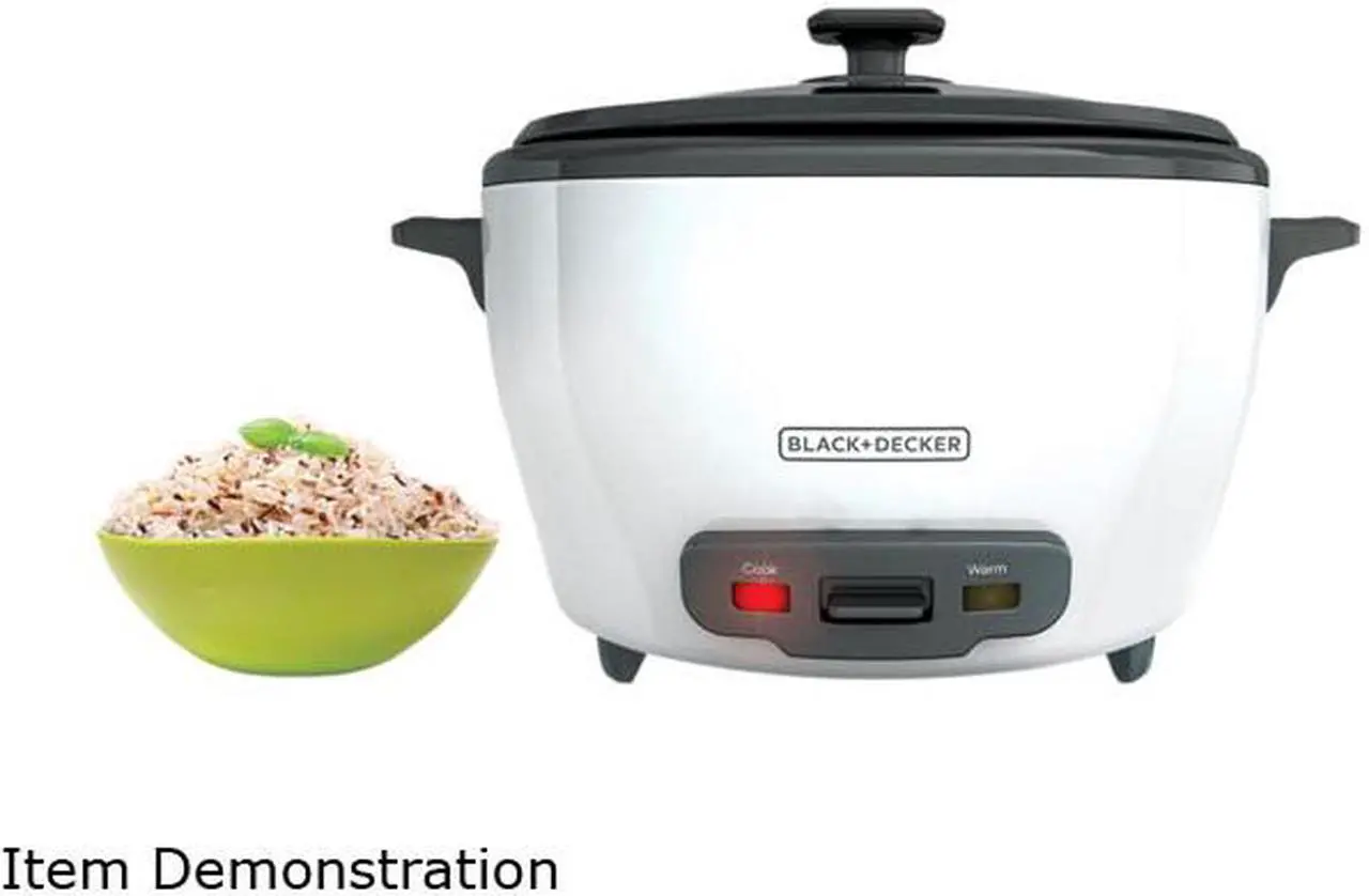 Alt view image 7 of 7 - BLACK+DECKER RC5280 28-Cup Rice Cooker, White