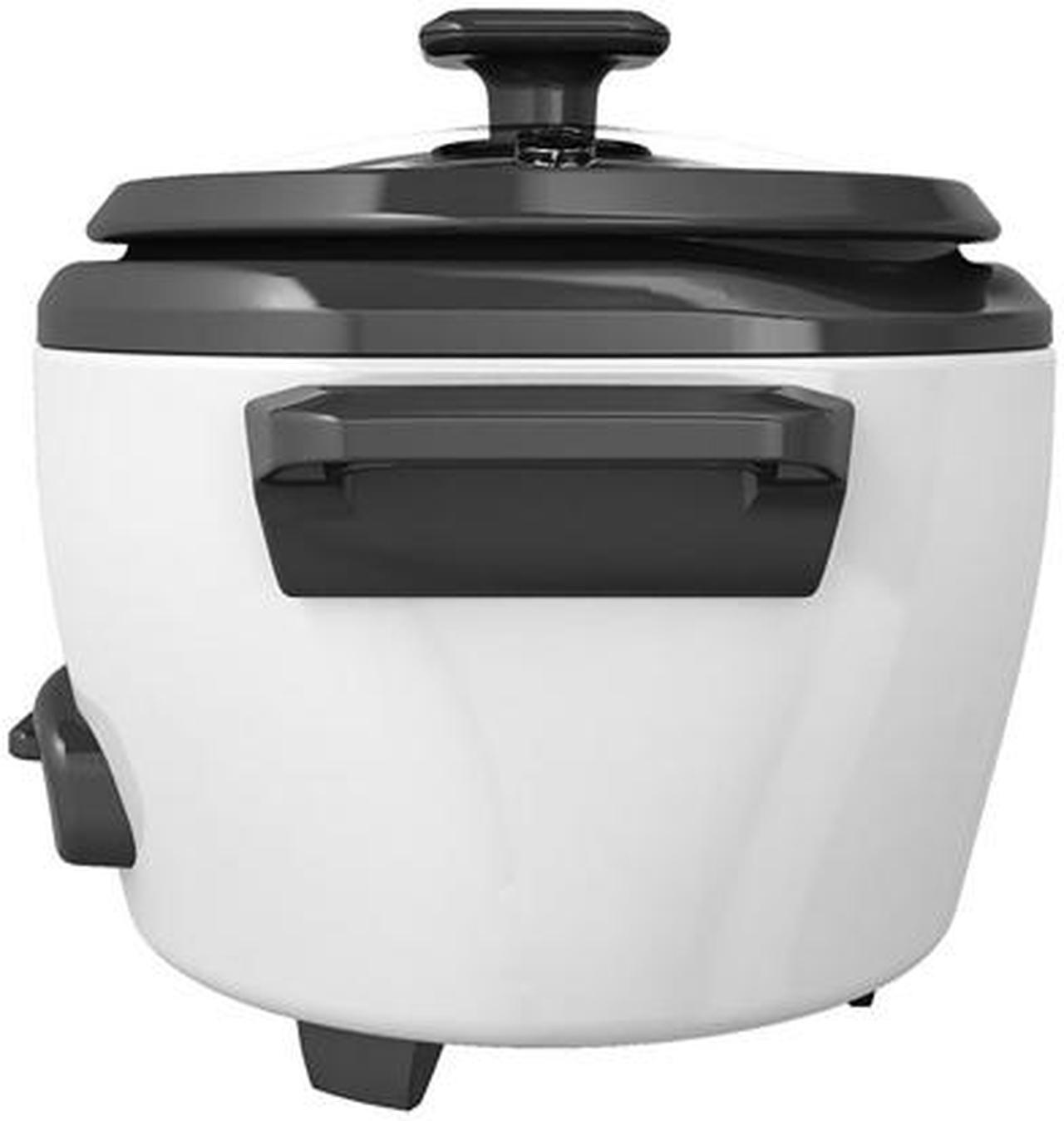 Alt view image 3 of 8 - BLACK+DECKER RC503 Mini 3-Cup Cooked/1.5-Cup Uncooked Rice Cooker, White