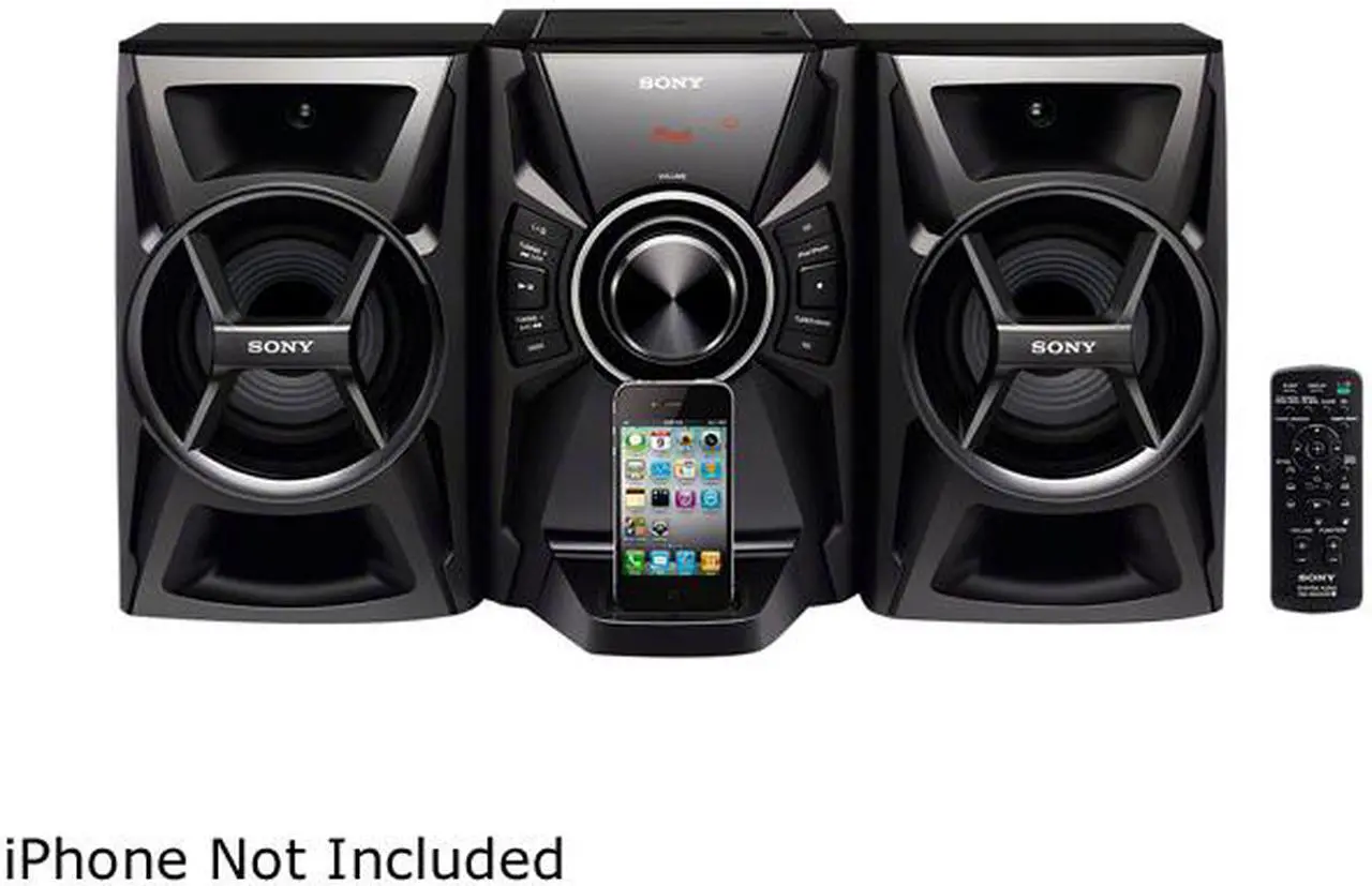 Main image of Sony MHC-EC609IP Mini Hi-Fi Shelf System with iPhone/iPod Cradle - 100 Watts