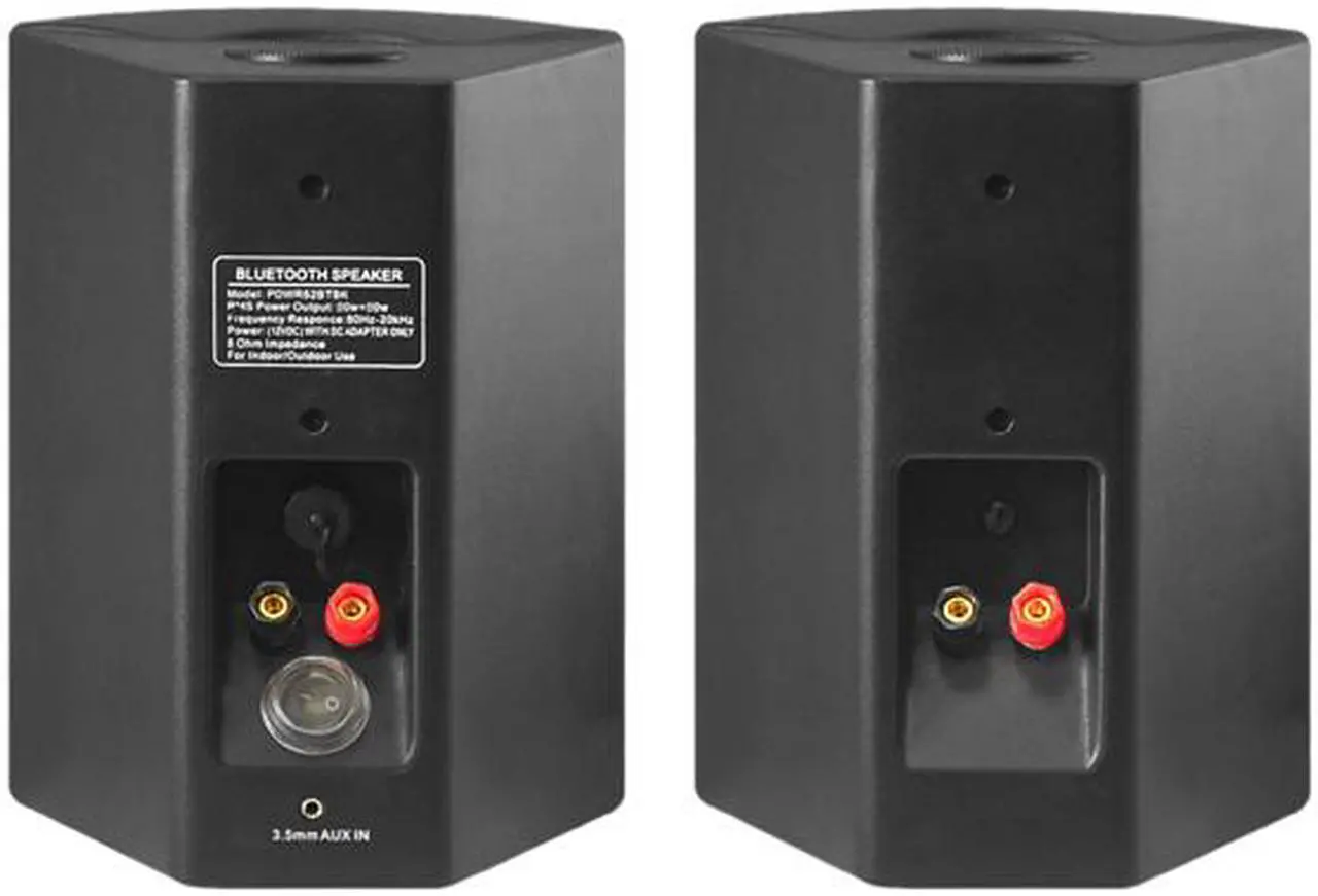 Alt view image 2 of 6 - Pyle Audio Wall Mount 6.5" Waterproof Bluetooth Indoor & Outdoor Speaker System