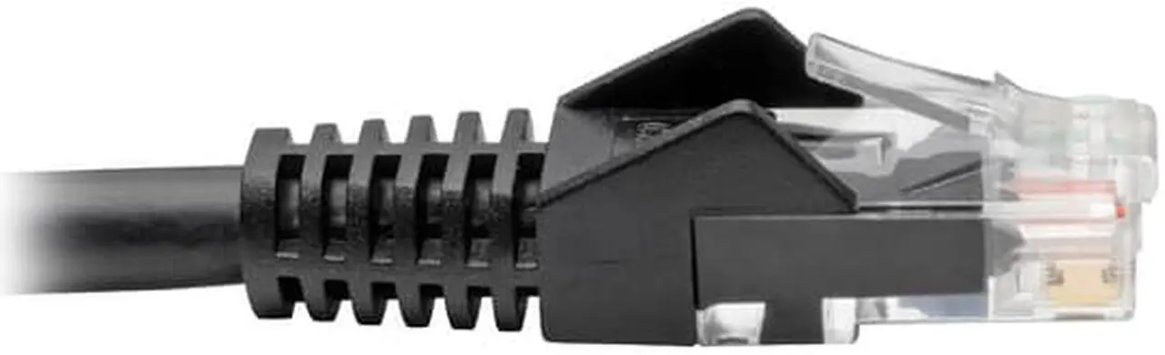 Alt view image 4 of 5 - Tripp Lite Premium Cat6 Gigabit Snagless Molded UTP Patch Cable, 24 AWG, 550 MHz/1 Gbps (RJ45 M/M), Black, 35 ft. (N201-035-BK)