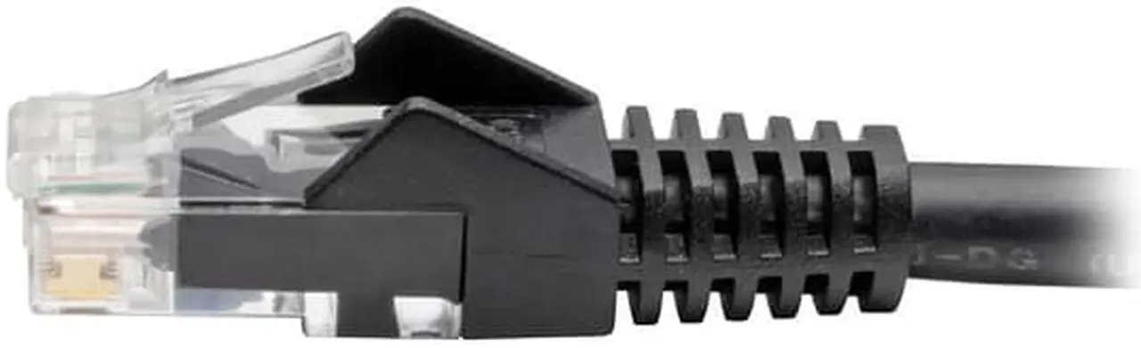 Alt view image 5 of 5 - Tripp Lite Premium Cat6 Gigabit Snagless Molded UTP Patch Cable, 24 AWG, 550 MHz/1 Gbps (RJ45 M/M), Black, 35 ft. (N201-035-BK)