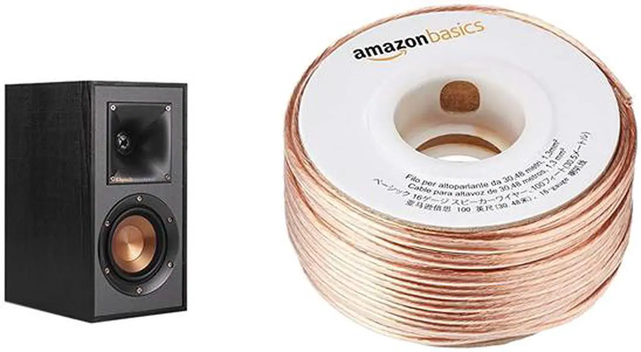 Alt view image 8 of 8 - Klipsch R-41M Reference Bass-Reflex Design Bookshelf Speakers - Black (Pair)