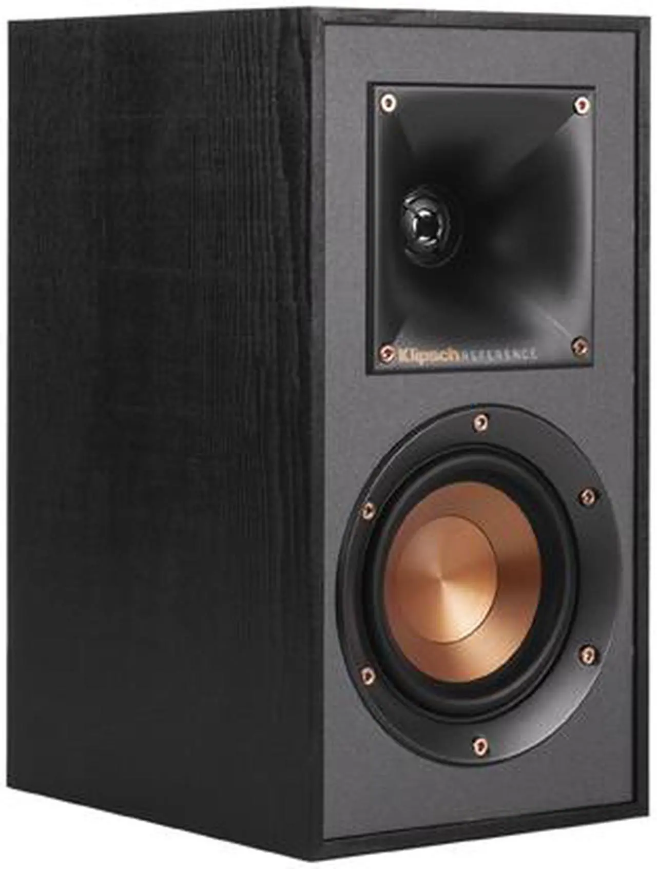 Alt view image 4 of 8 - Klipsch R-41M Reference Bass-Reflex Design Bookshelf Speakers - Black (Pair)