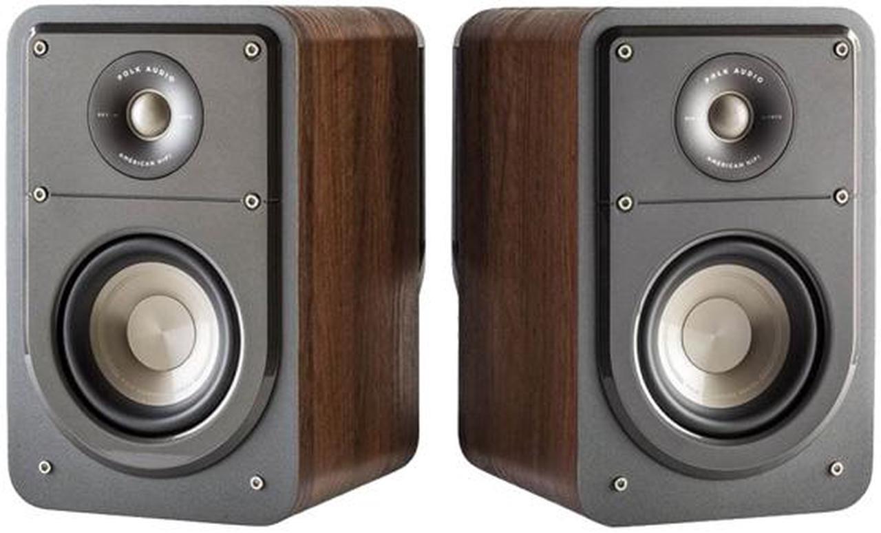 Alt view image 7 of 10 - Polk Audio Signature S15 American HiFi Home Theater Compact Bookshelf Speaker (Black / Pair)