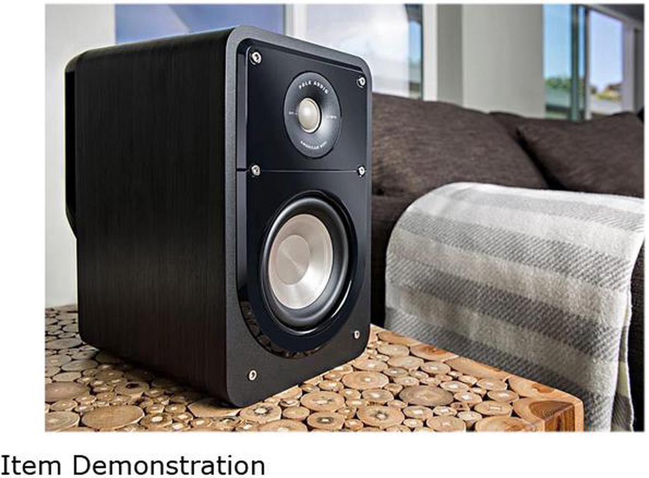 Alt view image 8 of 10 - Polk Audio Signature S15 American HiFi Home Theater Compact Bookshelf Speaker (Black / Pair)