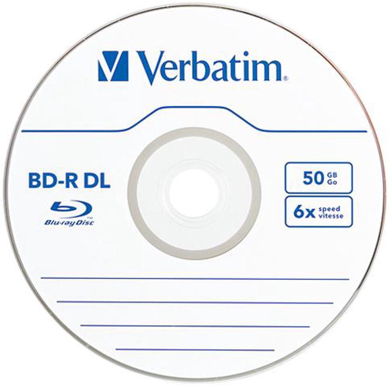 VERBATIM CORPORATION 98356 25PK BD-R DL 6X 50GB SPINDLE