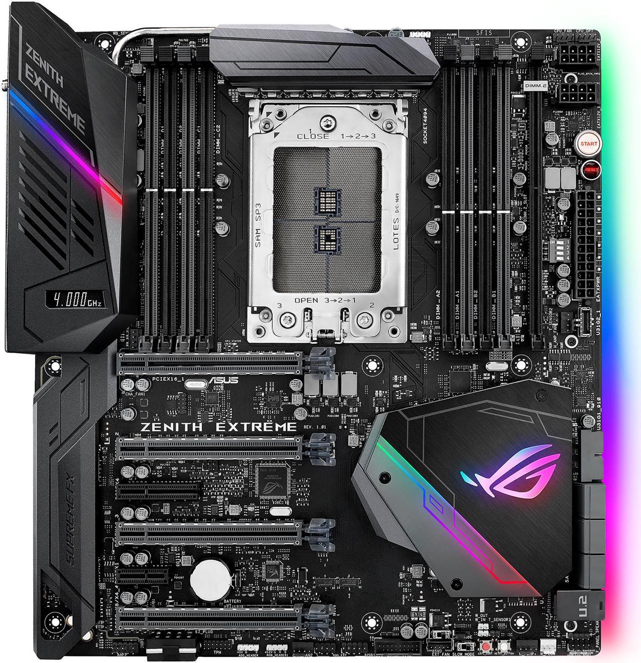 ASUS ROG ZENITH EXTREME sTR4 AMD X399 SATA 6Gb/s USB 3.1 Extended ATX AMD Motherboard