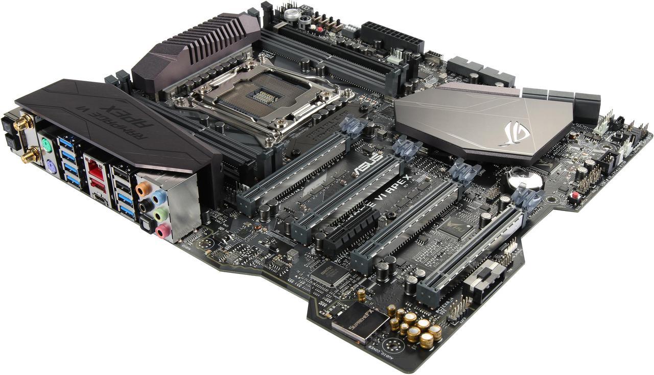 ASUS ROG RAMPAGE VI APEX LGA 2066 Intel X299 SATA 6Gb/s USB 3.1 USB 3.0 Extended ATX Intel Motherboard