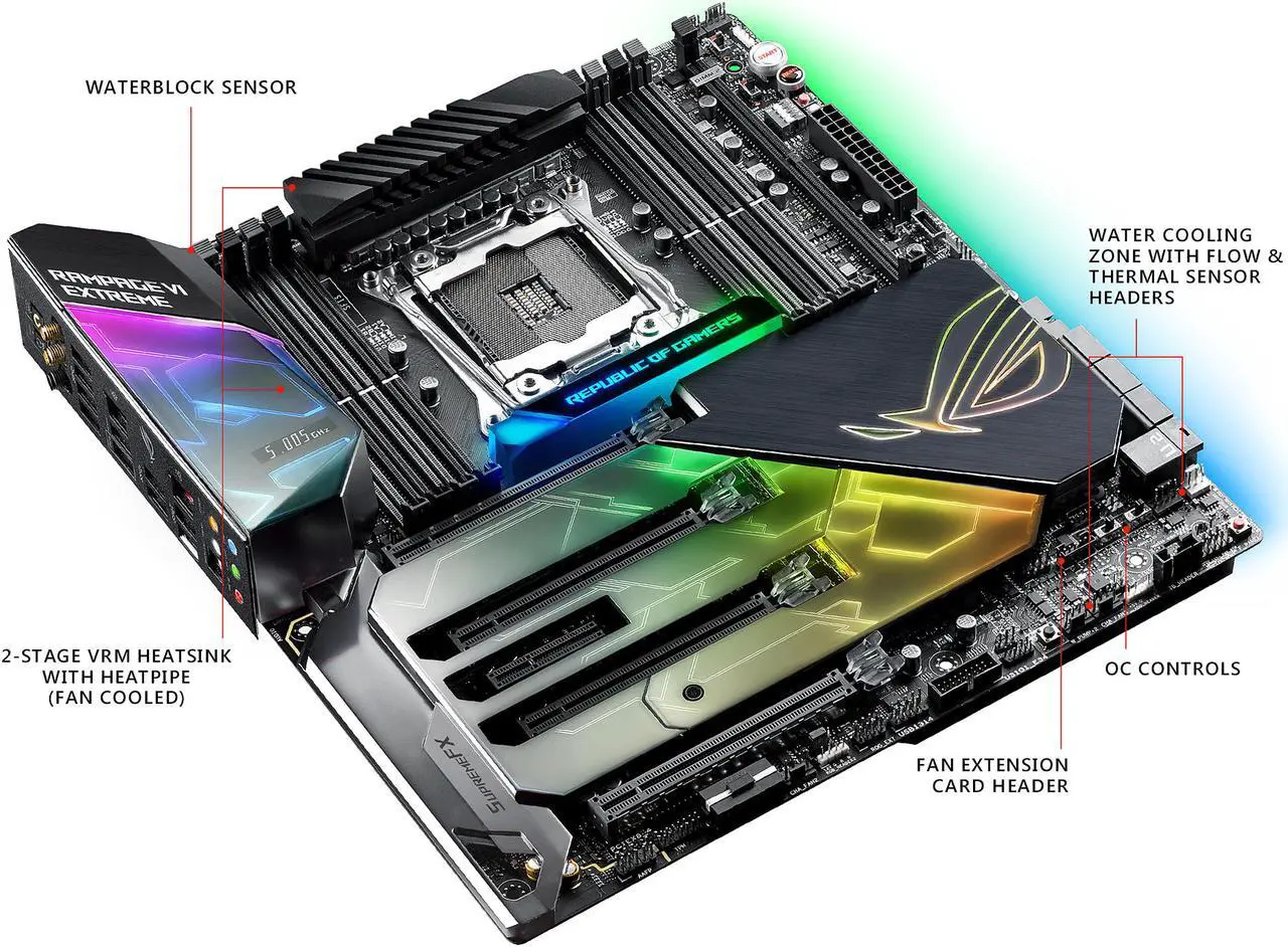 ASUS ROG RAMPAGE VI EXTREME Motherboard - Thumbnail 3