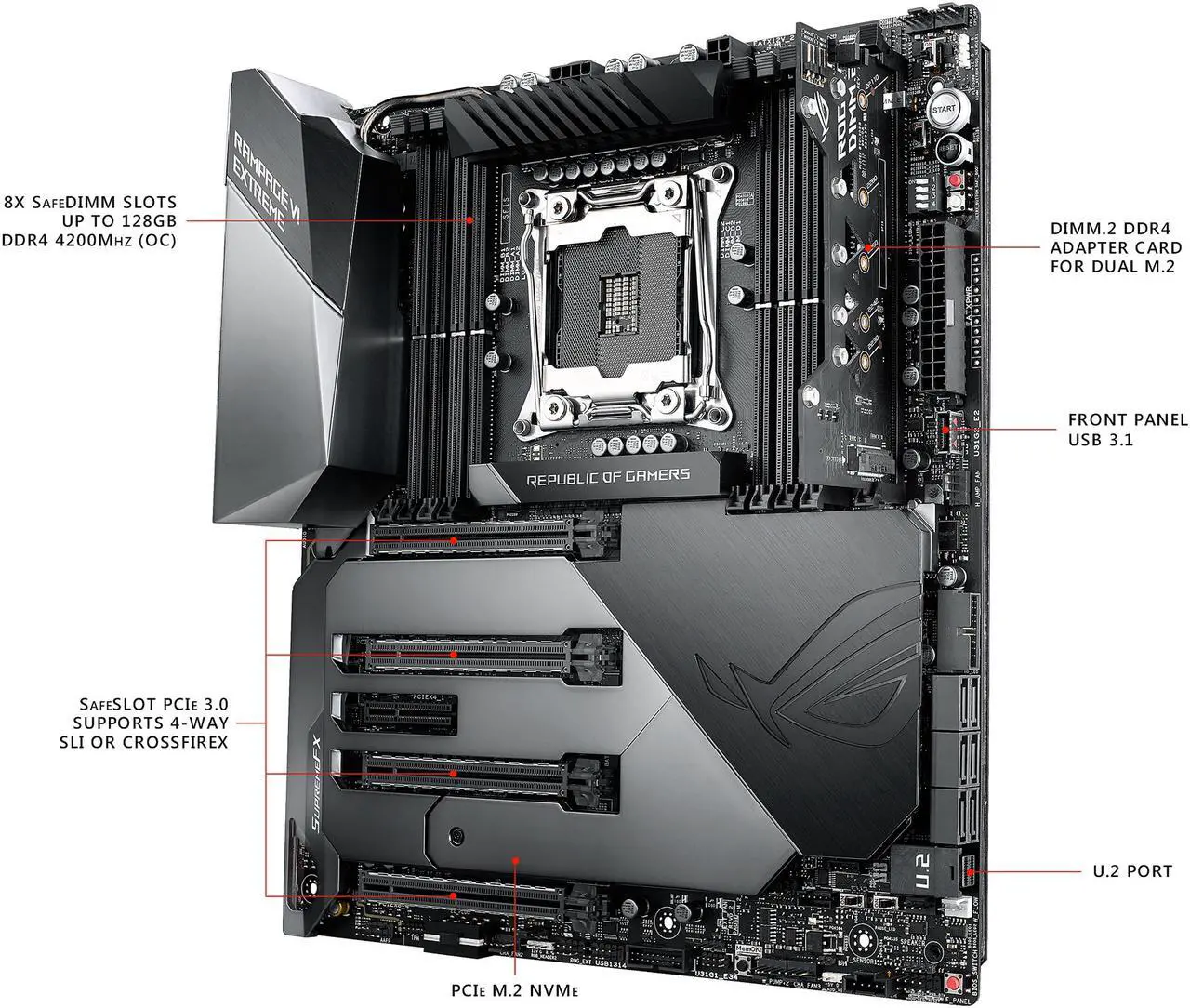 ASUS ROG RAMPAGE VI EXTREME Motherboard