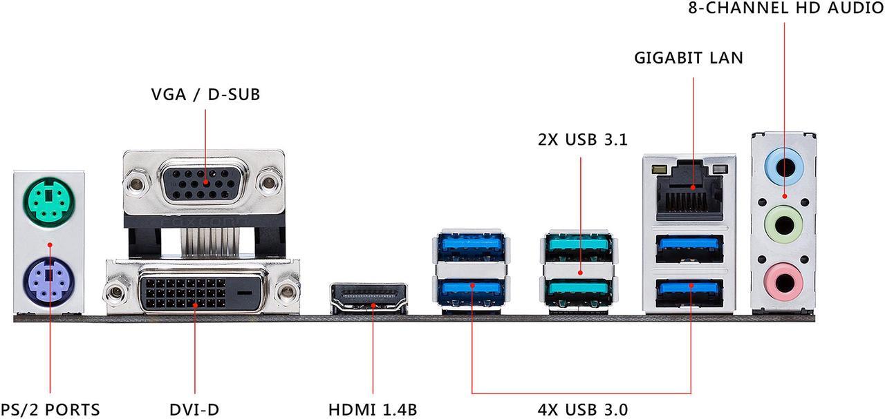 Alt view image 6 of 7 - ASUS Prime B350M-E AM4 AMD B350 SATA 6Gb/s USB 3.1 HDMI Micro ATX AMD Motherboard