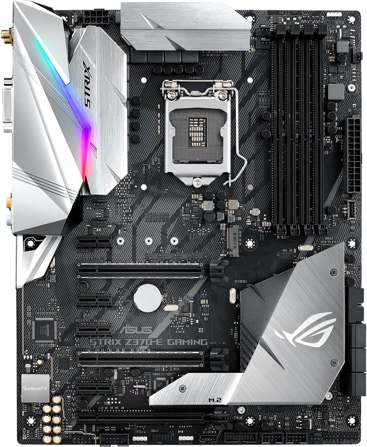 ASUS ROG Strix Z370-E Gaming LGA 1151 (300 Series) Intel Z370 HDMI SATA 6Gb/s USB 3.1 ATX Intel Motherboard