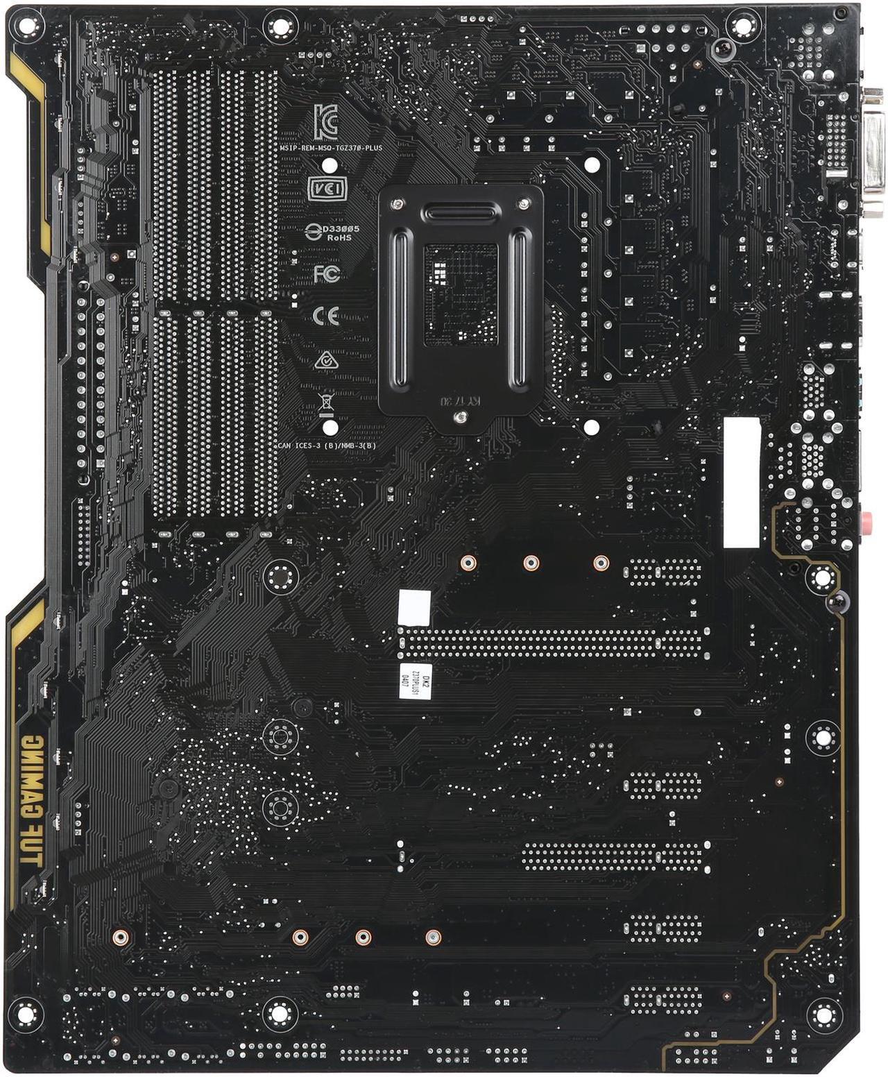 Alt view image 6 of 6 - ASUS TUF Z370-Plus Gaming LGA 1151 (300 Series) Intel Z370 ATX Intel Motherboard