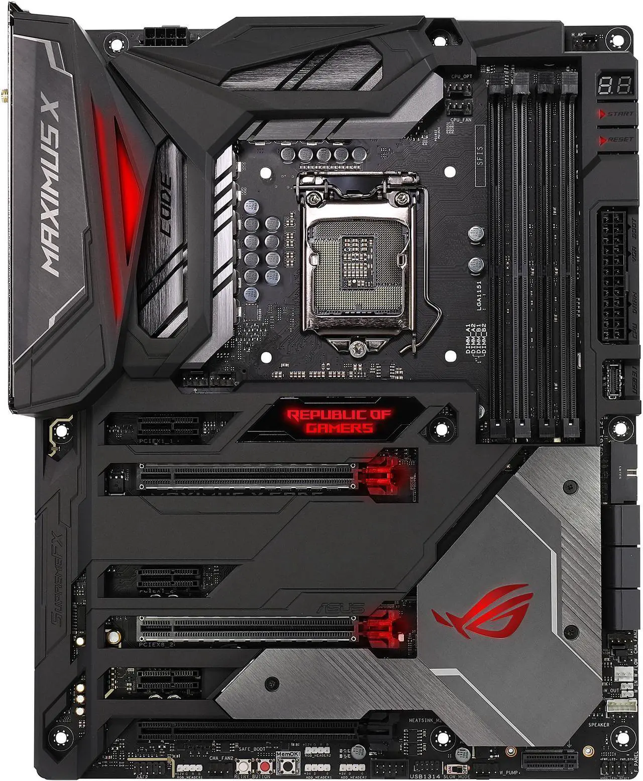 Main image of ASUS ROG Maximus X Code LGA 1151 (300 Series) Intel Z370 ATX Intel Motherboard