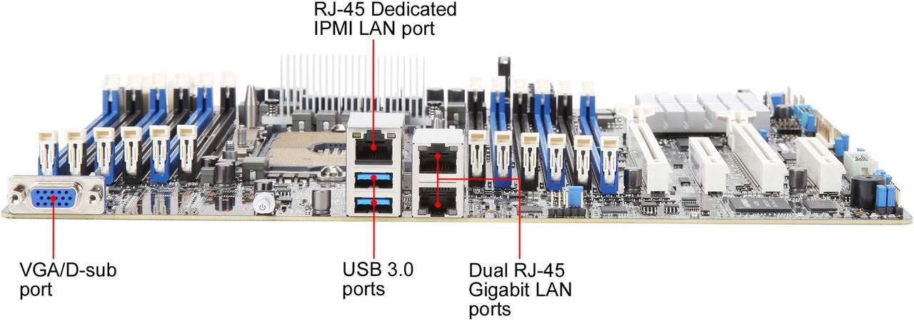Alt view image 6 of 6 - ASUS Z11PA-U12 ATX Server Motherboard LGA 3647 Intel Lewisburg PCH C621