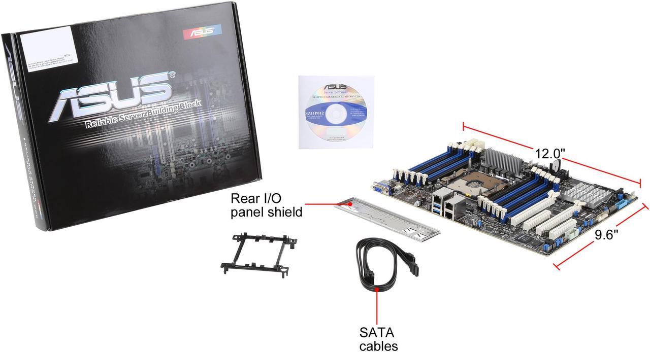 Alt view image 7 of 6 - ASUS Z11PA-U12 ATX Server Motherboard LGA 3647 Intel Lewisburg PCH C621