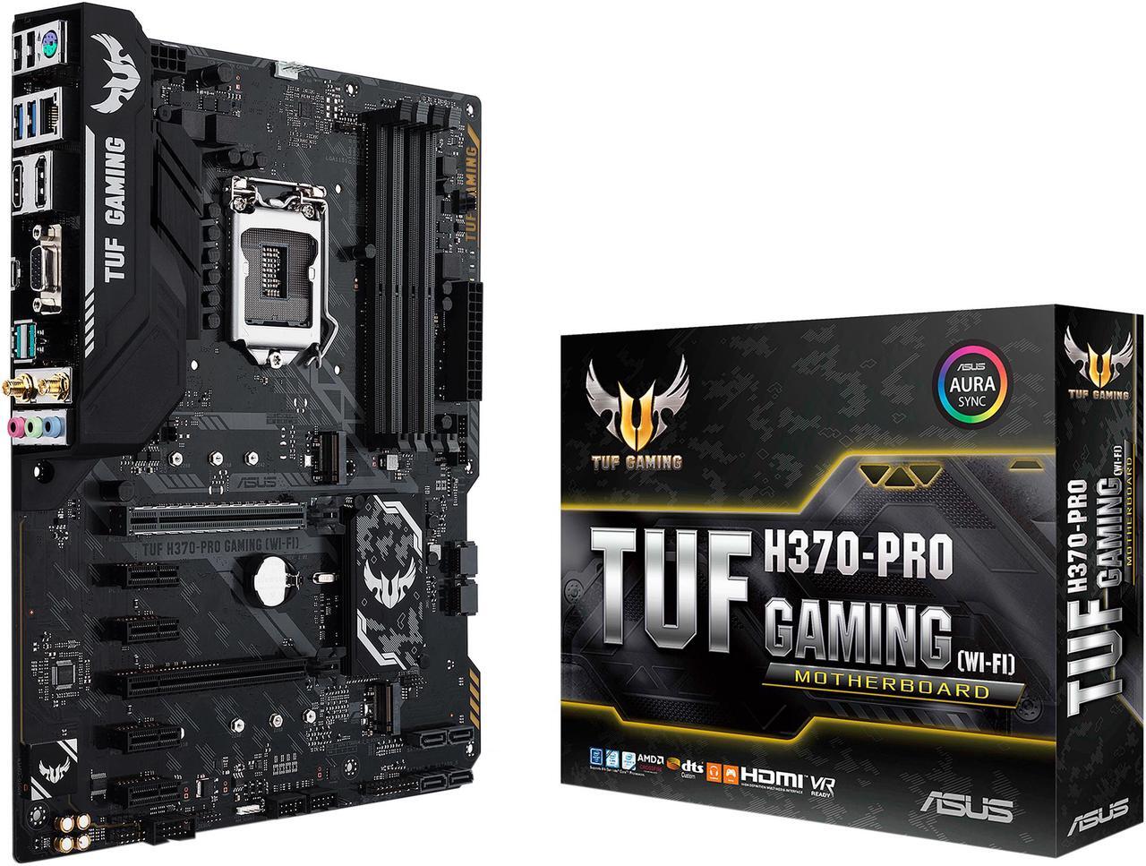 Alt view image 7 of 7 - ASUS TUF H370-Pro Gaming (WI-FI) LGA 1151 (300 Series) Intel H370 HDMI SATA 6Gb/s USB 3.1 ATX Intel Motherboard
