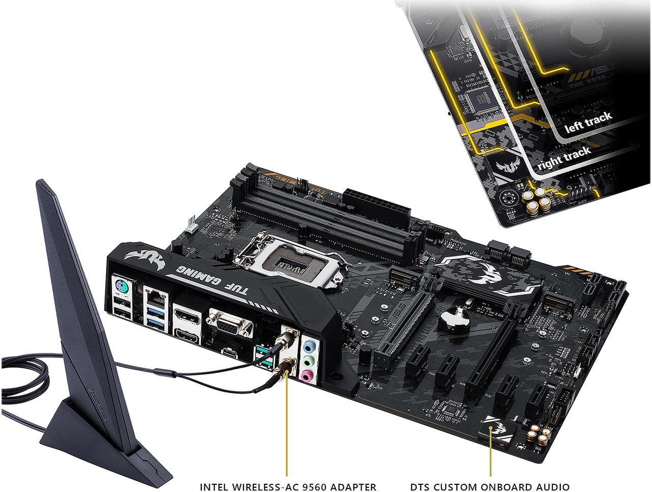 Alt view image 4 of 7 - ASUS TUF H370-Pro Gaming (WI-FI) LGA 1151 (300 Series) Intel H370 HDMI SATA 6Gb/s USB 3.1 ATX Intel Motherboard