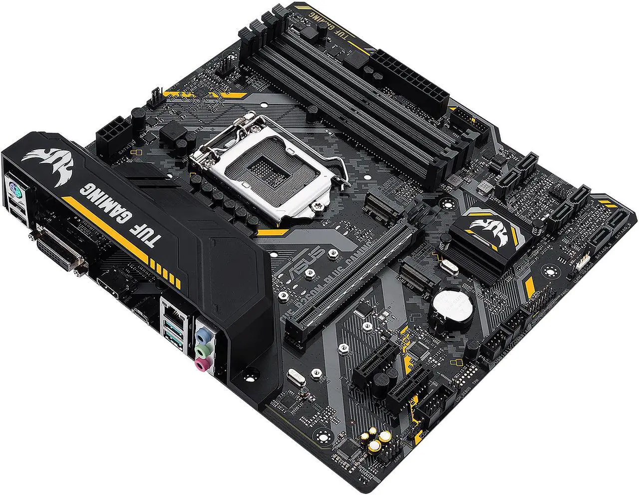Alt view image 2 of 3 - ASUS TUF B360M-PLUS GAMING LGA 1151 (300 Series) Intel B360 HDMI USB 3.1 Micro ATX Intel Motherboard