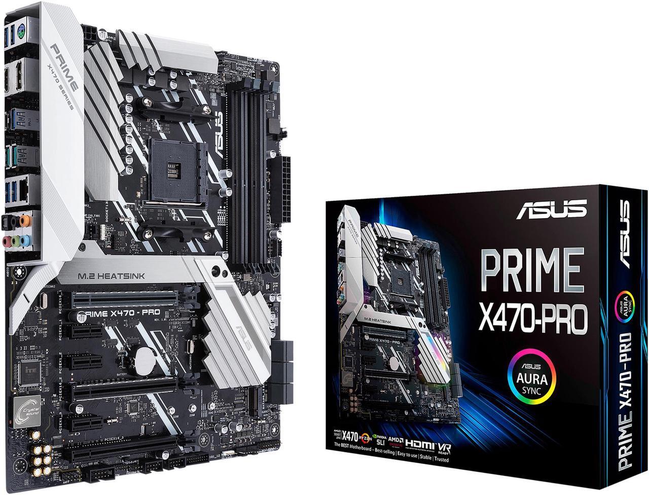Alt view image 6 of 6 - ASUS Prime X470-Pro AM4 AMD X470 ATX AMD Motherboard