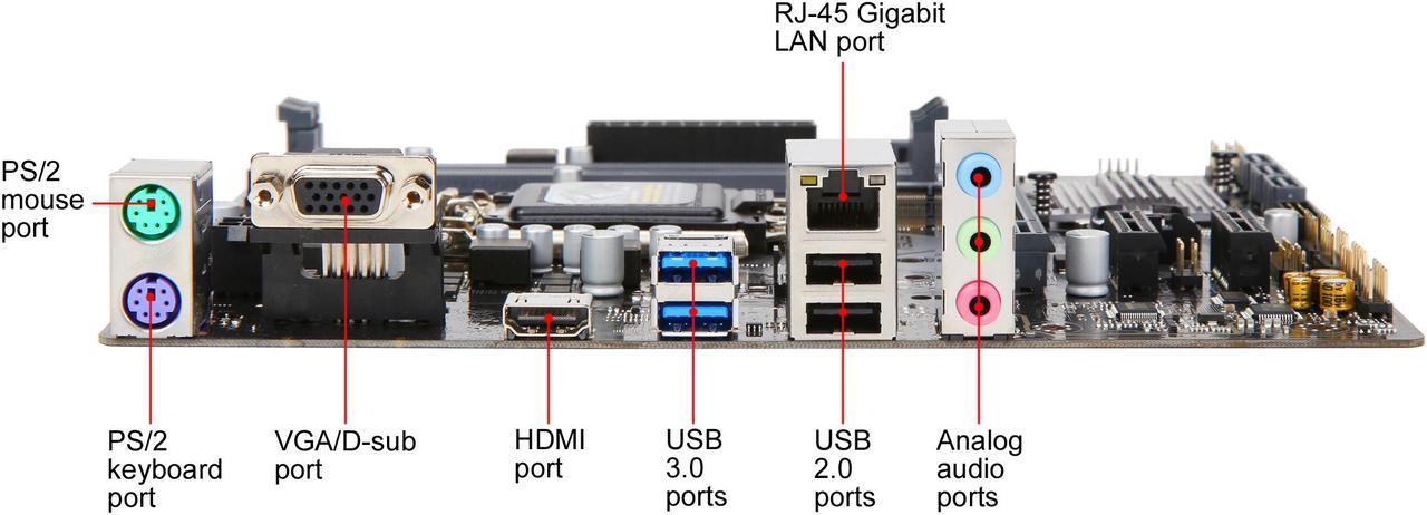 Alt view image 5 of 6 - ASUS PRIME H310M-E R2.0 LGA 1151 (300 Series) Intel H310 HDMI USB 3.1 Micro ATX Intel Motherboard