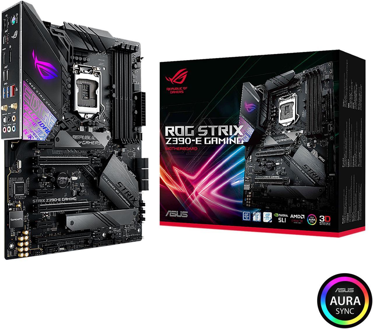 ASUS ROG Strix Z390-E Gaming LGA 1151 (300 Series) Intel Z390 SATA 6Gb/s ATX Intel Motherboard