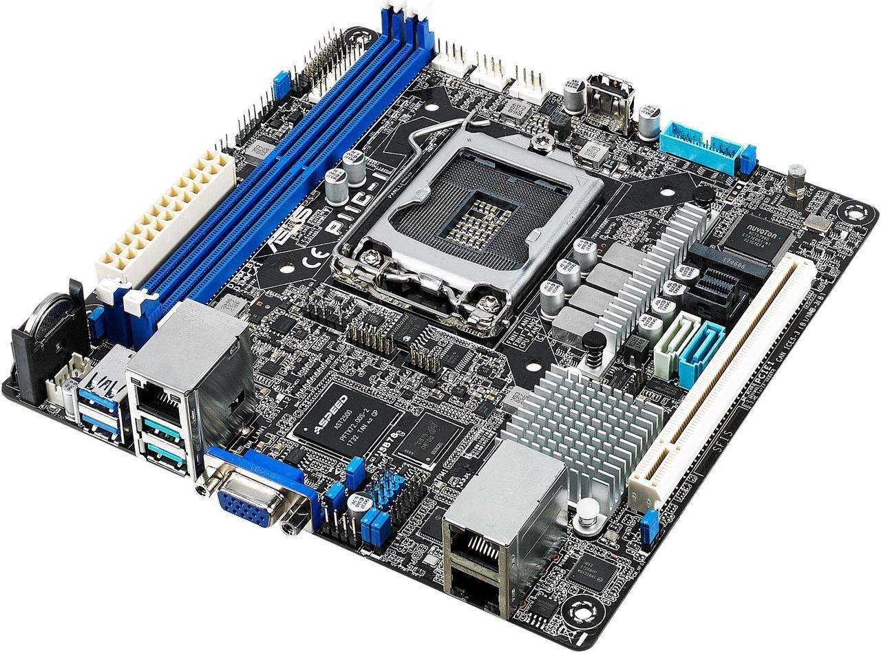 Alt view image 3 of 5 - ASUS P11C-I Mini ITX Server Motherboard LGA 1151 Intel C242