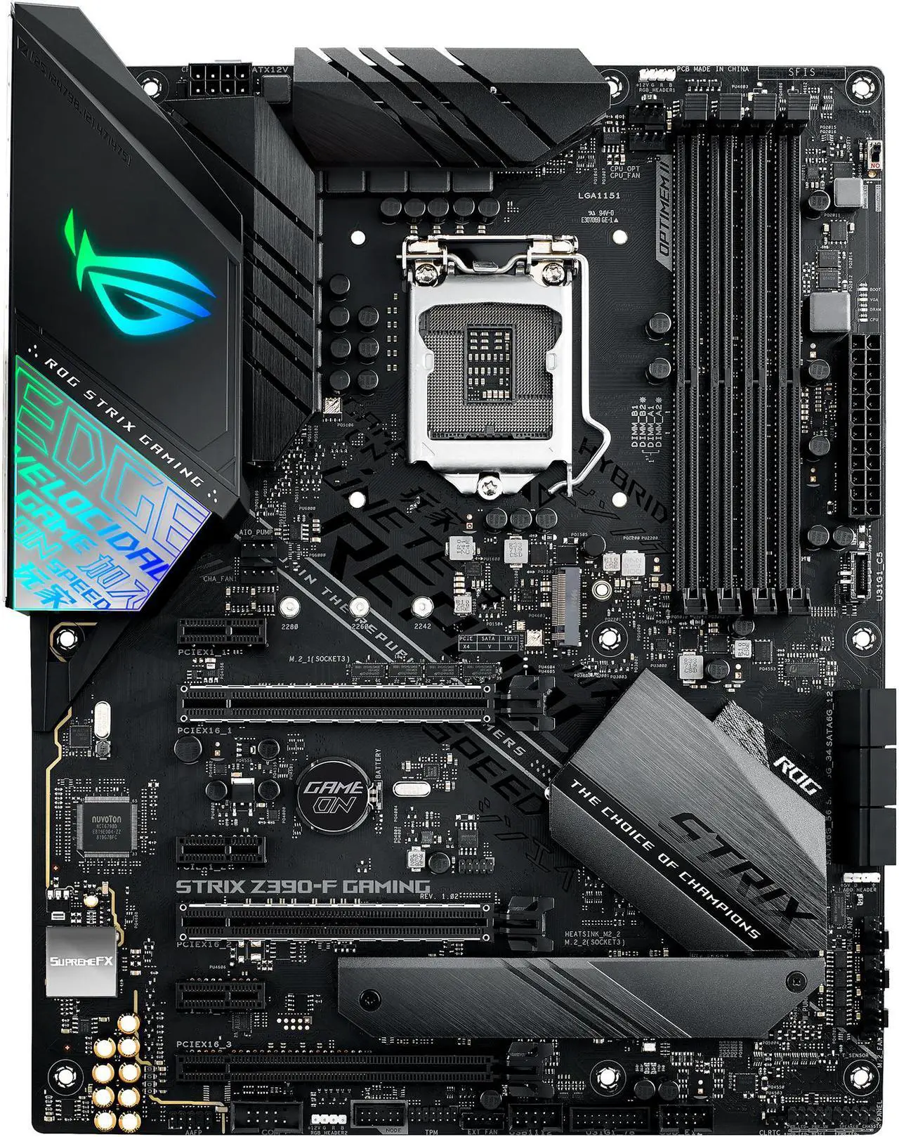 Alt view image 2 of 8 - ASUS ROG Strix Z390-F Gaming LGA 1151 (300 Series) Intel Z390 HDMI USB 3.1 ATX Intel Motherboard