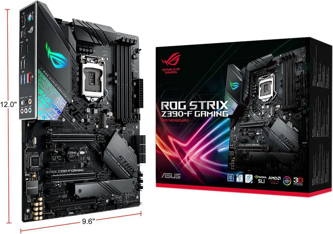 Alt view image 7 of 8 - ASUS ROG Strix Z390-F Gaming LGA 1151 (300 Series) Intel Z390 HDMI USB 3.1 ATX Intel Motherboard