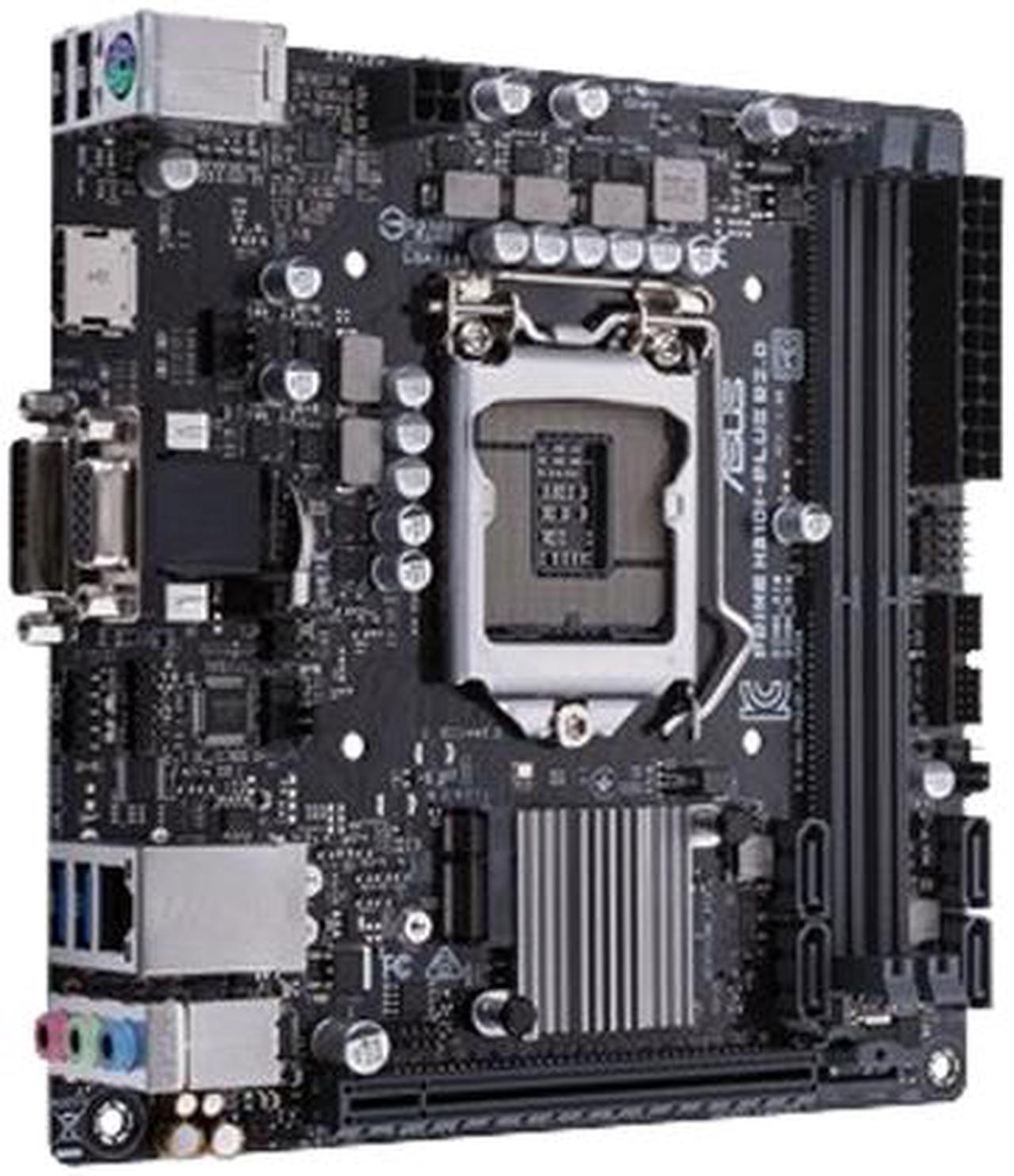 Alt view image 2 of 6 - ASUS Prime H310I-PLUS R2.0 LGA 1151 (300 Series) Intel H310 SATA 6Gb/s Mini ITX Intel Motherboard