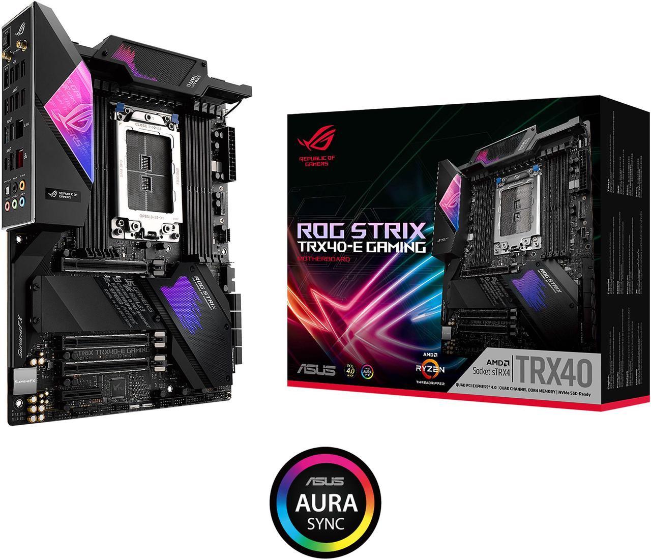 ASUS ROG STRIX TRX40-E GAMING sTRX4 AMD TRX40 SATA 6Gb/s ATX AMD Motherboard