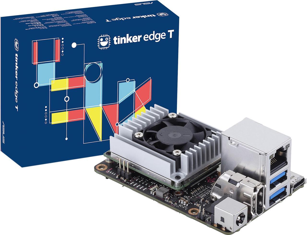 Main image of ASUS Tinker Edge T Soc 1.5 Ghz QuadCore CPU, GC7000 Lite Graphics, 1GB LPDDR4, 8GB EMMC Mini Motherboard (90ME0140-M0AAY0)