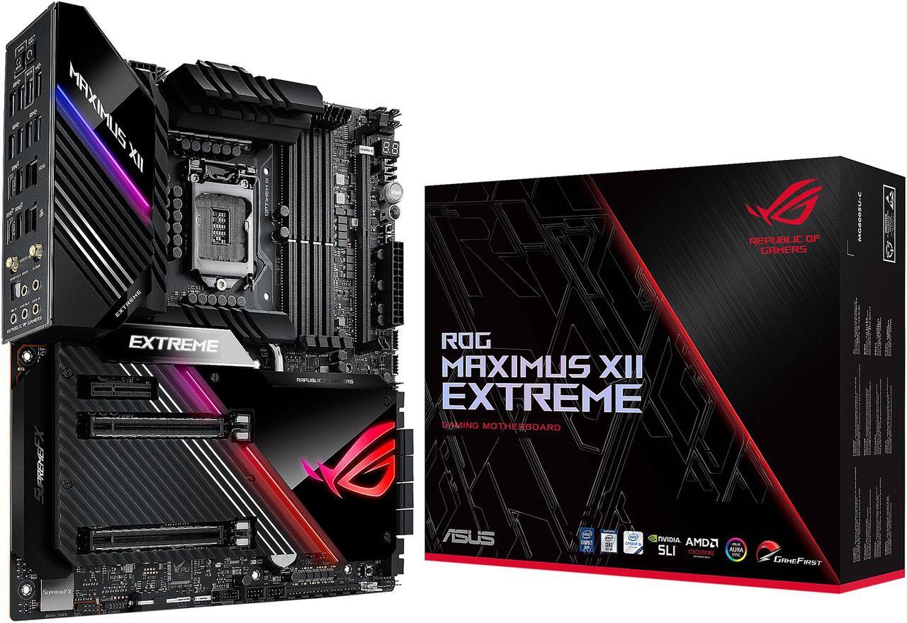 Alt view image 6 of 6 - ASUS ROG MAXIMUS XII EXTREME (WiFi 6) LGA 1200 Intel Z490 SATA 6Gb/s Extended ATX Intel Motherboard (16 Power Stages, Quad M.2, 10Gbps & Intel 2.5Gb LAN, Bundled Fan Extension Card II & ThunderboltEX 3-TR Card, 2" Livedash OLED)