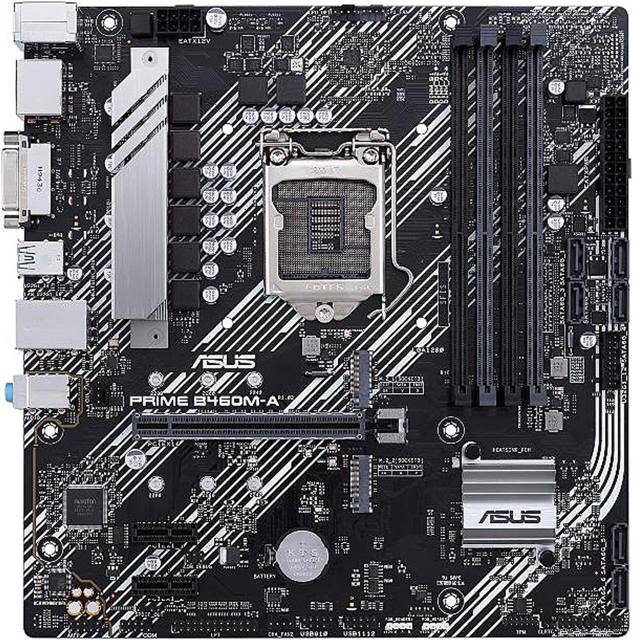 ASUS PRIME B460M-A LGA 1200 Intel B460 SATA 6Gb/s Micro ATX Intel Motherboard