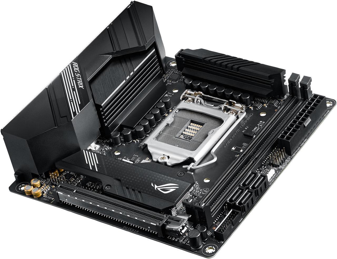 Alt view image 4 of 8 - ASUS ROG STRIX H470-I GAMING LGA 1200 Intel H470 Mini ITX Intel Motherboard