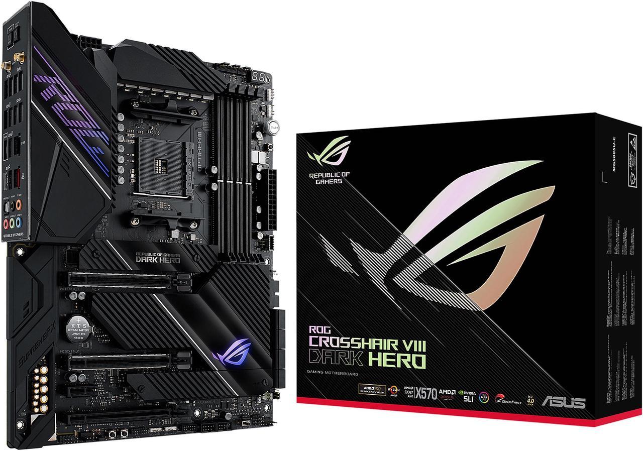 ASUS ROG Crosshair VIII Dark Hero AM4 AMD X570S SATA 6Gb/s ATX AMD Motherboard