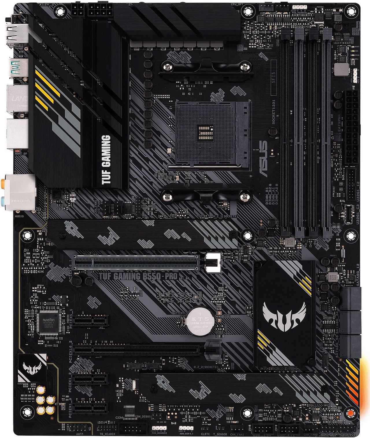 ASUS TUF GAMING B550-PRO AM4 AMD B550 SATA 6Gb/s USB 3.0 HDMI ATX AMD Motherboard