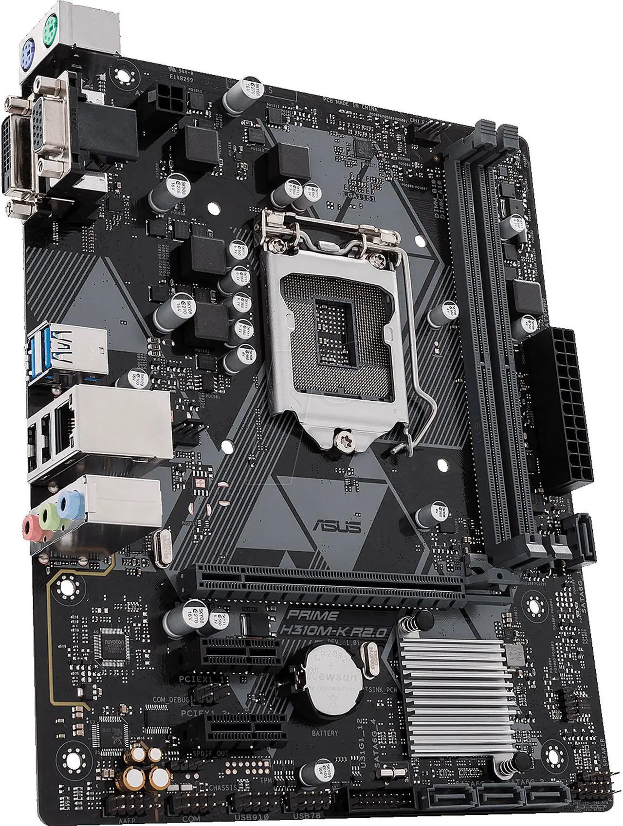 Main image of ASUS PRIME H310M-K R2.0 (90MB0Z30-M0EAY0) LGA 1151 (300 Series) Intel H310 SATA 6Gb/s Micro ATX Intel Motherboard