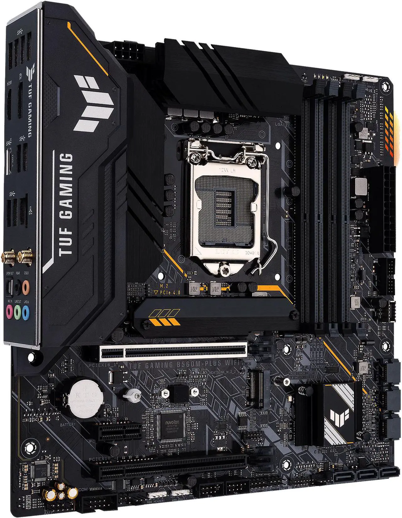 Main image of ASUS TUF GAMING B560M-PLUS WIFI LGA 1200 Intel B560 SATA 6Gb/s Micro ATX Intel Motherboard