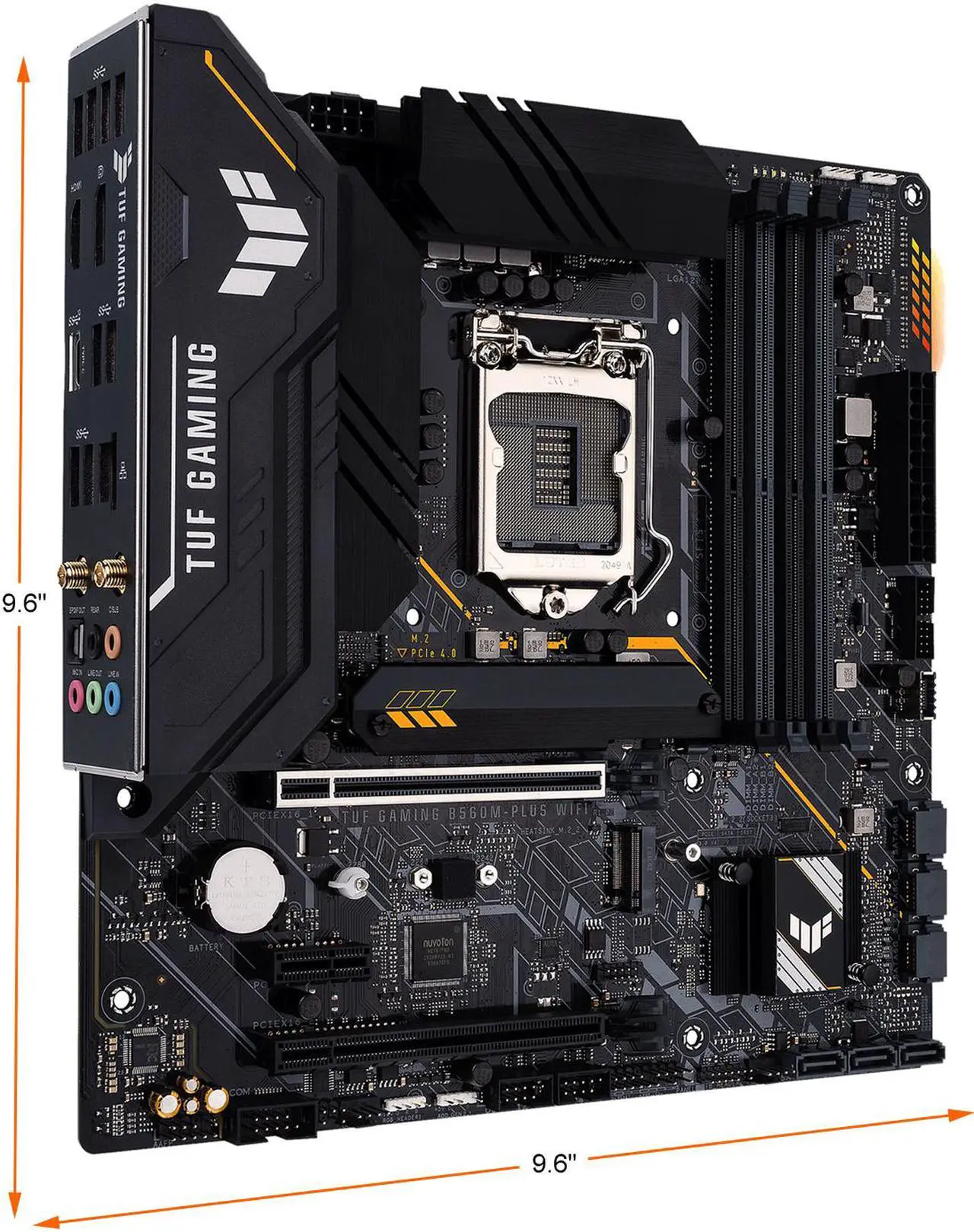 Alt view image 2 of 2 - ASUS TUF GAMING B560M-PLUS WIFI LGA 1200 Intel B560 SATA 6Gb/s Micro ATX Intel Motherboard
