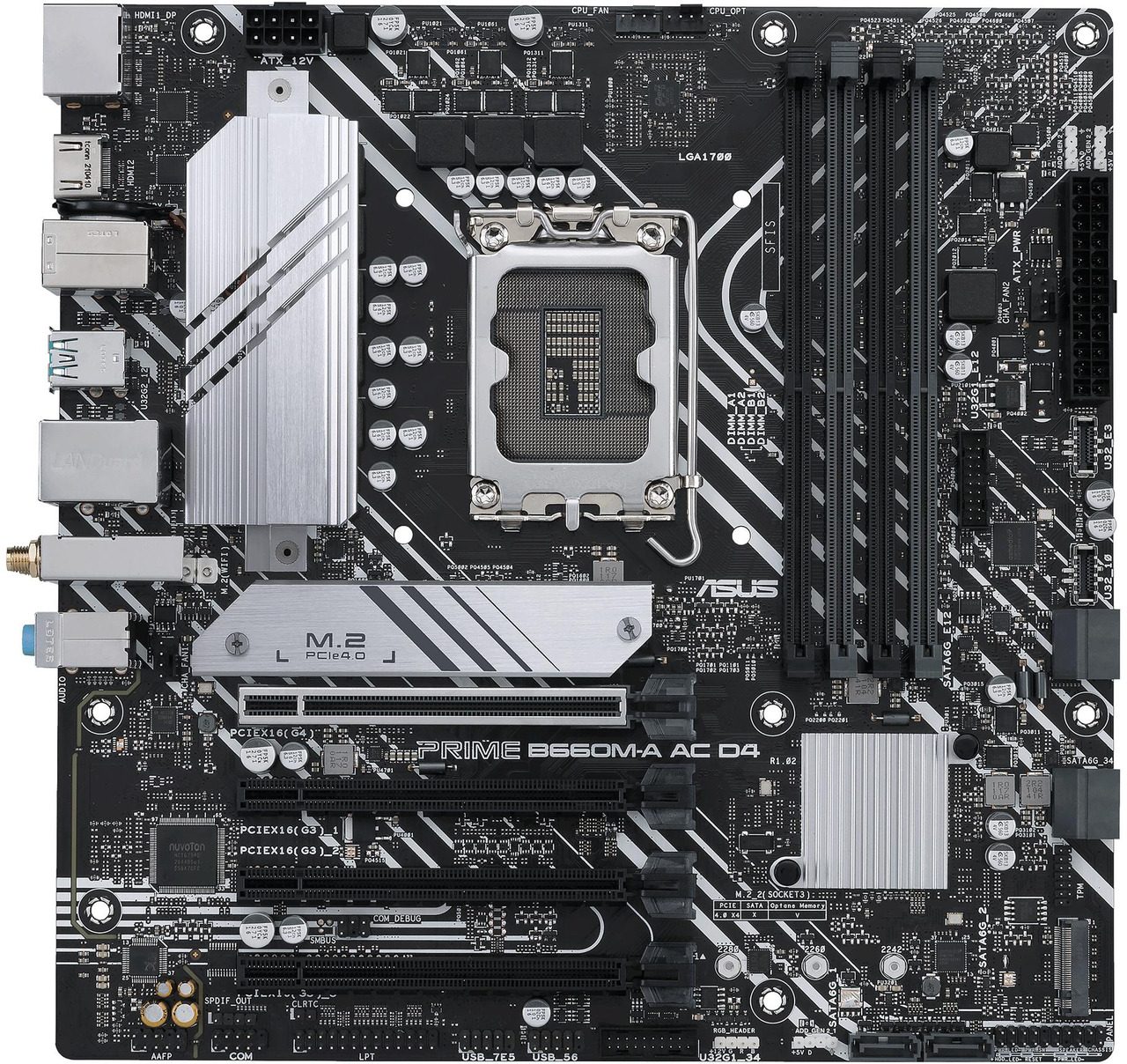 Open Box: ASUS PRIME B660M-A AC D4-GSI LGA 1700 Micro ATX Intel Motherboard - Newegg.com - Open Box condition - Image 2